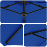 Umbrella 372 x 198 x 243 cm Polyester and Aluminium Azurblau 42003380