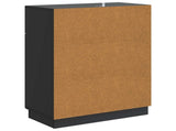 Sideboard with Drawer Black 66 x 34.5 x 87 cm Engineered Wood 895326