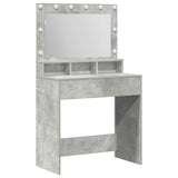 Dressing Table Concrete Grey 78.5 x 41 x 135 cm Engineered Wood 865112