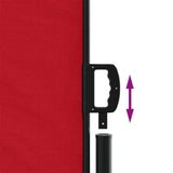 Retractable Side Awning Red 140x600 cm 4004612