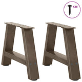 Coffee Table Legs A-Shaped 2 pcs 50x cm Steel 4012819