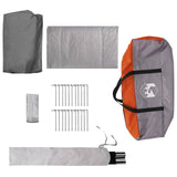 Tunnel Tent Grey and Orange 520 x 260 x 175 cm 42017405