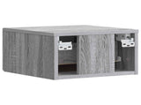 Wall-Mounted Side Table 2 pcs Grey Sonoma 34.5 x 33 x 20 cm 898778