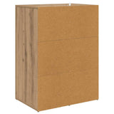 Sideboards with Drawer Corona 2 pcs Artisan Oak 59 x 39 x 80 cm 3402807