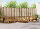 Outdoor Sofa Set 8 pcs Natural Solid Acacia Wood 3366752