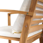 Garden Sofa Set Natural Solid teak wood 3356859