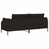 3-Seater Sofa Black 222 x 81 x 89 cm Velvet 42048648