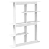 Wall Shelving Unit White 102 x 20 x 130 cm Engineered Wood 8012052