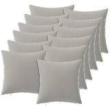 Throw Pillow 12 pcs HEERLEN Grey 45 x 45 cm Polyester 926655