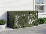 Air Conditioner Cover Olive Green 90 x 40 x 60 cm Steel 8014153