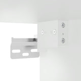 Wall Mounted Cabinets 2 pcs White Engineered Wood 3197953