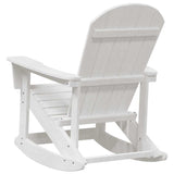 Adirondack Rocking Chairs 2 pcs White HDPE 3335834