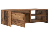 Coffee Table Oak Wood 102 x 50 x 45 cm Engineered Wood 8017374
