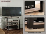 HiFi Stand, with Four Storage Shelves - Grey T3398P343171