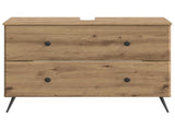 Bathroom Sink Cabinet BREDA Artisan Oak 82 x 41x 59 cm 897464