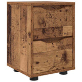 Bedside Table Old Wood 30.5 x 30 x 43 cm Engineered Wood 888813
