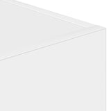 Electric Fireplace White 100 x 30 x 44 cm Engineered wood 8020776