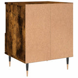 Bedside Cabinets 2 pcs Smoked Oak 40x35x50 cm Engineered Wood 830615