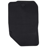Car Mat 4 pcs Black suitable for DACIA DUSTER 2010-2017 Rubber 42029107