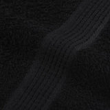 8 Piece Towel Set Black 360 gsm 100% Cotton 137073
