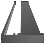 Shower Shelf for Walk-in Shower Wall Black 115 cm Aluminium 153618