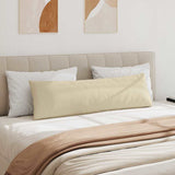 Sofa Pillows 2 pcs Cream 145 x 40 cm Fabric 42013832