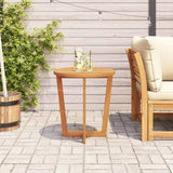 Garden Side Table Round 70x75 cm Solid Wood Acacia 4108133