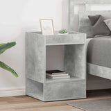 End Table 2 pcs Concrete Grey 40 x 40 x 56 cm Engineered Wood 890951