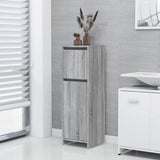 Bathroom Cabinet Grey Sonoma 30x30x95 cm Engineered Wood 815553