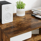 TV Cabinet Smoked Oak 100 x 48 x 43 cm Engineered Wood 888932