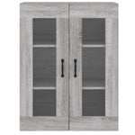 Wall Mounted Cabinets 2 pcs Grey Sonoma Engineered Wood 3197911