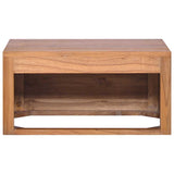 Wall-mounted Bathroom Cabinet 60x45x30 cm Solid Teak Wood 320437