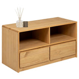 TV Cabinet SAUDA Oak 99x43x55 cm Solid Wood Pine 377597