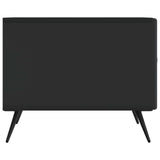 Coffee Table with Drawer Black 49 x 50 x 40 cm Engineered Wood 895656