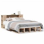 Bookcase Bed without Mattress 140x200 cm Solid Wood 3323875