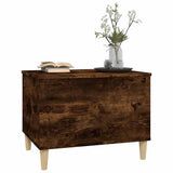 Coffee Table Smoked Oak 60x44.5x45 cm Engineered Wood 819569