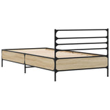 Bed Frame without Mattress Sonoma Oak 90x190 cm Single 845628