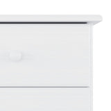 Sideboard ALTA White 77x35x73 cm Solid Wood Pine 353942