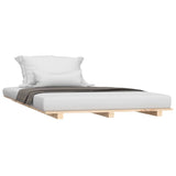 Bed Frame without Mattress 100x200 cm Solid Wood Pine 824553