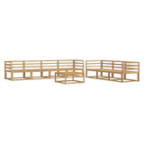Outdoor Sofa Set 8 pcs White 3386148