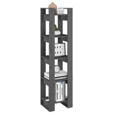 Book Cabinet/Room Divider Grey 41x35x160 cm Solid Wood Pine 813871