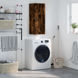 Wall Mounted Cabinet Smoked Oak 34.5x34x90 cm 828881
