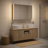 Bathroom Cabinet Set 4 pcs Sonoma Oak Engineered Wood 3406585
