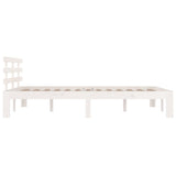 Bed Frame without Mattress White 135x190cm Double 814730