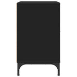 Bedside Cabinet 2 pcs Black 49 x 36 x 61 cm Engineered wood 883477