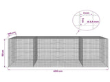 Gabion with 3.5 mm Wire and 5x5 cm Mesh 400x100x150 cm 3462458