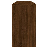 Sideboard with LED Lights Brown Oak 164x37x67 cm 3209057