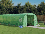 Greenhouse with Steel Frame Green 32 m 16x2x2 m 3188023
