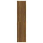 Book Cabinet/Room Divider Brown Oak 80x30x135 cm Engineered Wood 813622
