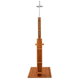 Outdoor Shower Eucalyptus Wood and Steel 41770